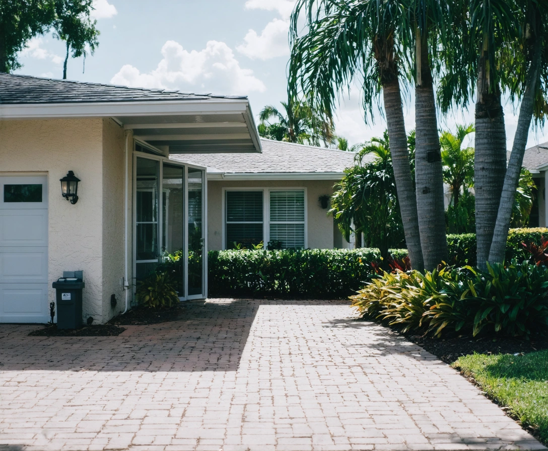 service-area-port-charlotte-p3-1 Modern Port Charlotte home with aluminum entryway and tropical landscaping